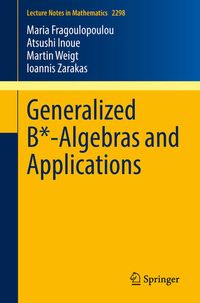 Produktbild: Generalized B*-Algebras and Applications