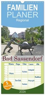 Produktbild: Familienplaner 2026 - Bad Sassendorf mit 5 Spalten (Wandkalender, 21 x 45 cm) CALVENDO