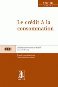 Produktbild: Le Credit a La Consommation - Cup 75 - 3 Decembre 2004
