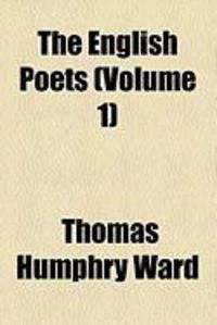 Produktbild: The English Poets (Volume 1)