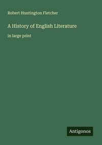 Produktbild: A History of English Literature