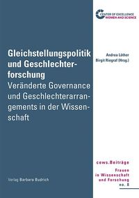 Produktbild: Gleichstellungspolitik und Geschlechterforschung