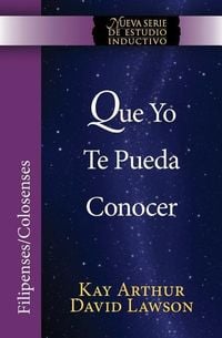 Produktbild: Que Yo Te Pueda Conocer - Filipenses/Colosenses (NISS) / That I May Know Him - Philippians/Colossians (NISS)