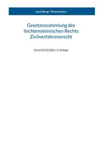 Produktbild: Gesetzessammlung des liechtensteinischen Rechts - Zivilverfahrensrecht