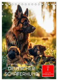 Produktbild: Deutscher Sch&auml;ferhund - mutig und zuverl&auml;ssig (Tischkalender 2026 DIN A5 hoch), CALVENDO Monatskalender