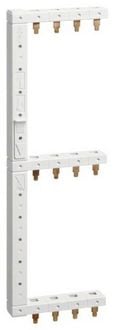 Produktbild: Hager KCF668L Hager KCF668L Phasenschiene 3+N-polig 3reihig 125mm links vertikal Phasenschiene Braun, Blau 4polig 1 St.