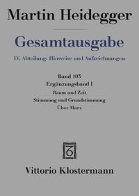 Produktbild: Raum und Zeit &ndash; Stimmung und Grundstimmung &ndash; &Uuml;ber Marx