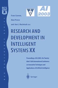 Produktbild: Research and Development in Intelligent Systems XX