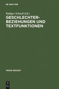 Produktbild: Geschlechterbeziehungen und Textfunktionen