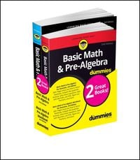Produktbild: Basic Math & Pre-Algebra For Dummies Book + Workbook Bundle