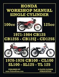Produktbild: Honda 100cc & 125cc Single Cylinder 1970-1984 Workshop Manual