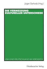 Produktbild: Die Vermessung kultureller Unterschiede