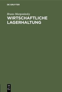 Produktbild: Wirtschaftliche Lagerhaltung