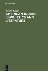 Produktbild: American Indian Linguistics and Literature