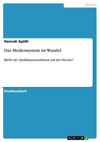 Produktbild: Das Mediensystem im Wandel