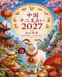 Produktbild: 中国 十二支占い 2027 火の羊年 02/06/2027 - 01/25/2028