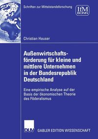 Produktbild: Au&szlig;enwirtschaftsf&ouml;rderung f&uuml;r kleine und mittlere Unternehmen in der Bundesrepublik Deutschland