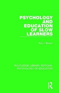 Produktbild: Brown, R: Psychology and Education of Slow Learners