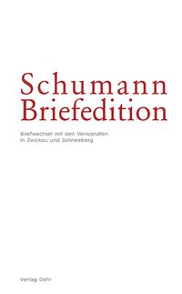 Produktbild: Schumann-Briefedition / Schumann-Briefedition I.1