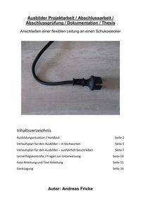 Produktbild: Ausbilder AEVO Projektarbeit / Abschlussarbeit / Abschlusspr&uuml;fung / Dokumentation / Thesis