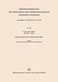 Produktbild: Untersuchungen &uuml;ber Widerstandsrauschen