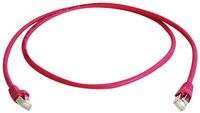 Bild vom Artikel Telegärtner L00000A0232 RJ45 Netzwerkkabel, Patchkabel CAT 6a S/FTP 0.25m Rot Flammwidrig, mit Rastnasenschutz, Paarschirm vom Autor 