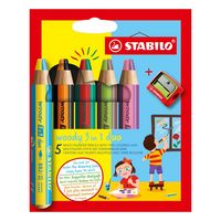 Produktbild: STABILO Aquarellbuntstift woody 3 in 1 duo