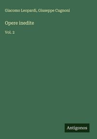 Produktbild: Opere inedite