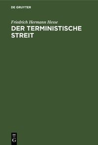 Produktbild: Der terministische Streit