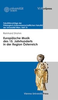 Produktbild: Europ&auml;ische Musik des 15. Jahrhunderts in der Region &Ouml;sterreich