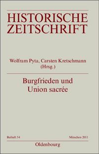 Produktbild: Burgfrieden und Union sacr&eacute;e