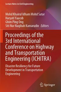 Produktbild: Proceedings of the 3rd International Conference on Highway and Transportation Engineering (ICHITRA)