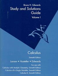 Produktbild: Study and Solutions Guide Calculus Volume I: Chapters P-10