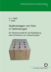 Produktbild: Spaltversagen von Holz in Verbindungen