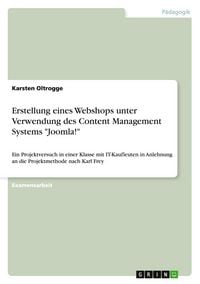 Produktbild: Erstellung eines Webshops unter Verwendung des Content Management Systems "Joomla!"