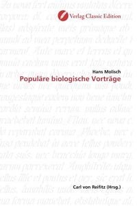 Produktbild: Molisch, H: Popul&auml;re biologische Vortr&auml;ge