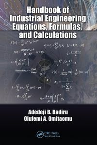 Produktbild: Handbook of Industrial Engineering Equations, Formulas, and Calculations