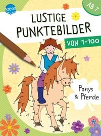 Produktbild: Lustige Punktebilder von 1 bis 100. Ponys und Pferde