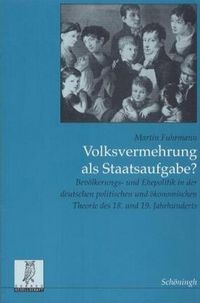 Produktbild: Volksvermehrung als Staatsaufgabe?
