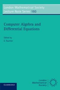 Produktbild: Computer Algebra and Differential Equations