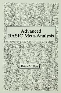 Produktbild: Advanced Basic Meta-analysis