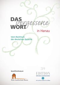 Produktbild: Das vergessene Wort in Hanau