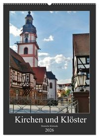 Produktbild: Kirchen und Kl&ouml;ster deutsche Kleinode (Wandkalender 2026 DIN A2 hoch), CALVENDO Monatskalender