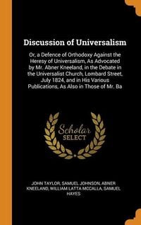 Produktbild: Discussion Of Universalism