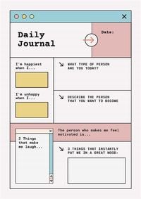 Produktbild: Daily Journal