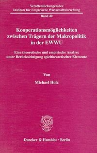 Produktbild: Kooperationsm&ouml;glichkeiten zwischen Tr&auml;gern der Makropolitik in der EWWU.