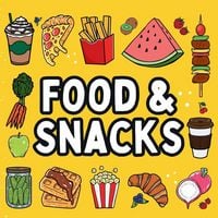 Produktbild: Food and Snacks Coloring Book