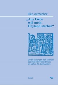 Produktbild: Aus Liebe will mein Heyland sterben
