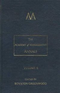 Produktbild: The Academy of Management Annals, Volume 6