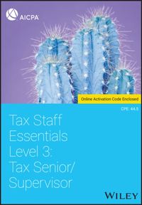 Produktbild: AICPA: Tax Staff Essentials, Level 3